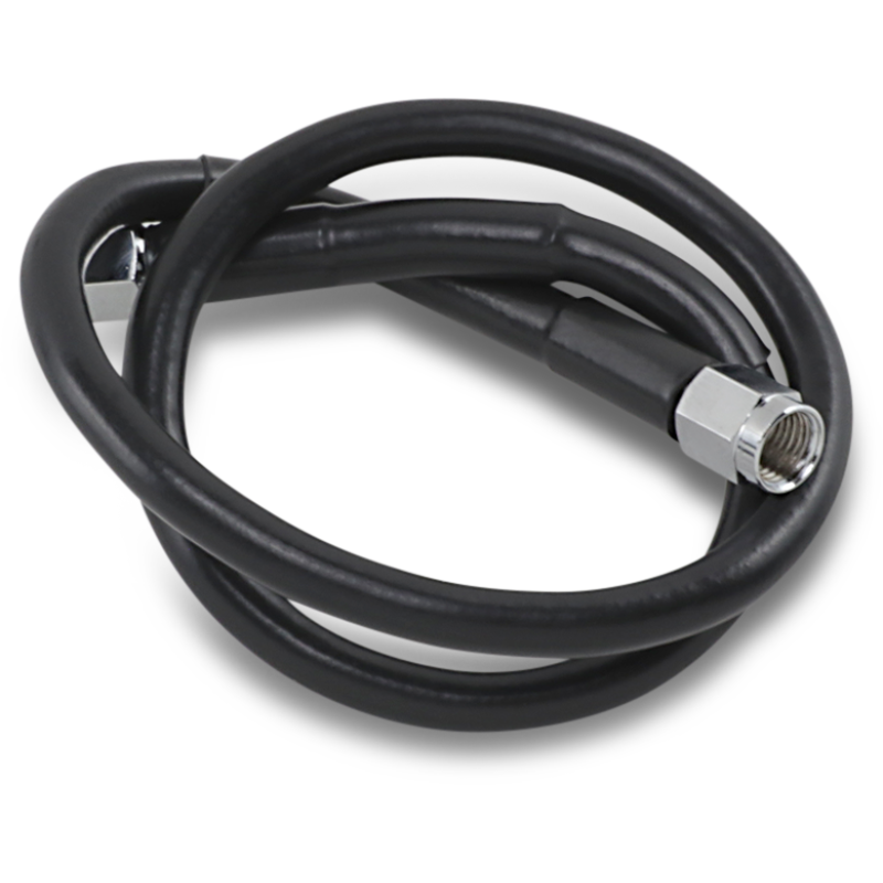 DRAG SPECIALTIES BLACK S/S BRAKE LINE 23" 823-BLK