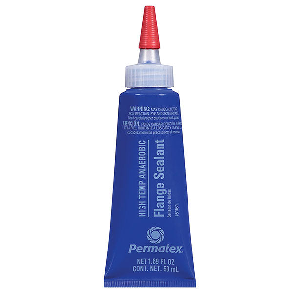 PERMATEX HIGH-TEMP ANAEROBIC FLANGE SEALANT 50ML RED 51031