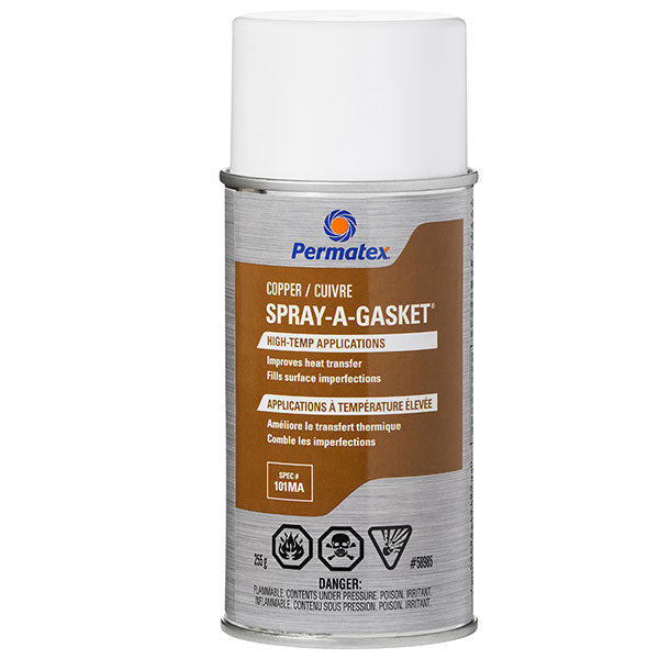 PERMATEX COPPER SPRAY-A-GASKET HIGH-TEMP SEALANT 283G 58985