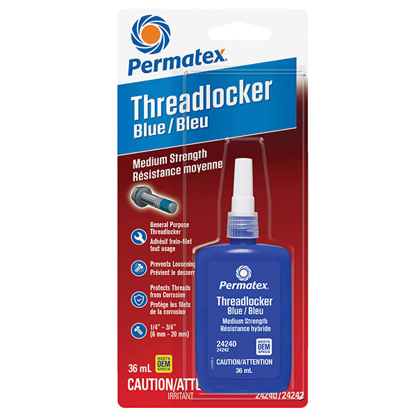 PERMATEX THREADLOCKER MEDIUM STRENGTH 36ML 24242