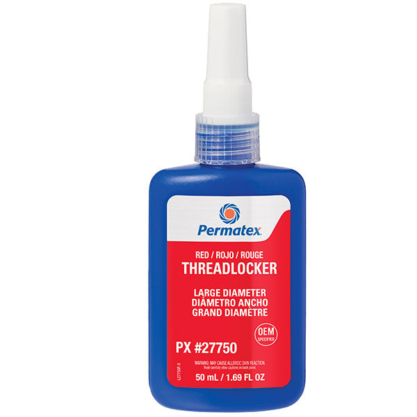 PERMATEX LARGE DIAMETER THREADLOCKER 50ML RED 27750