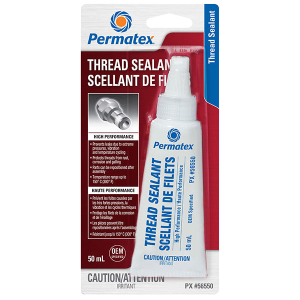PERMATEX HIGH PERFORMANCE THREAD SEALANT 50ML 56550