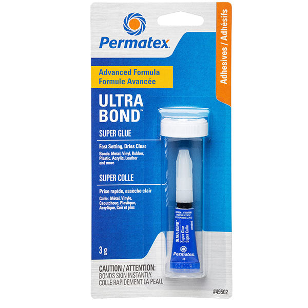 PERMATEX ULTRBOND SUPER GLUE 3ML 49502