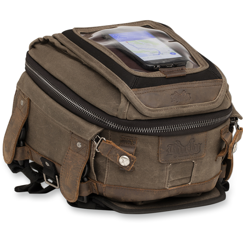 BURLY BRAND TANK TAIL BAG WAX COTTON B15-1010D