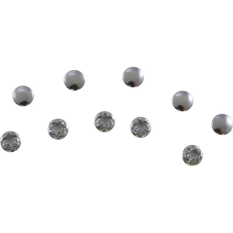 DRAG SPECIALTIES ALLEN HOLE PLUG 10 PC 1/4" CY-CHROME MBP0514
