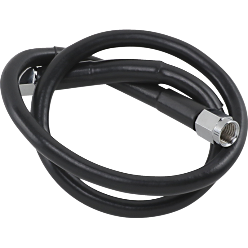 DRAG SPECIALTIES BLACK S/S BRAKE LINE 23" 823-BLK