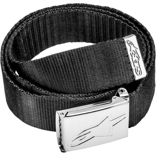 ALPINESTARS (CASUALS) BELT AGELESS WEB BK/CHR 1019-93300-1187