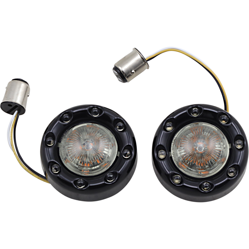 CUSTOM DYNAMICS SIGNAL BLLT 1157 GBLK/SMK PB-BR-AW-57-BS