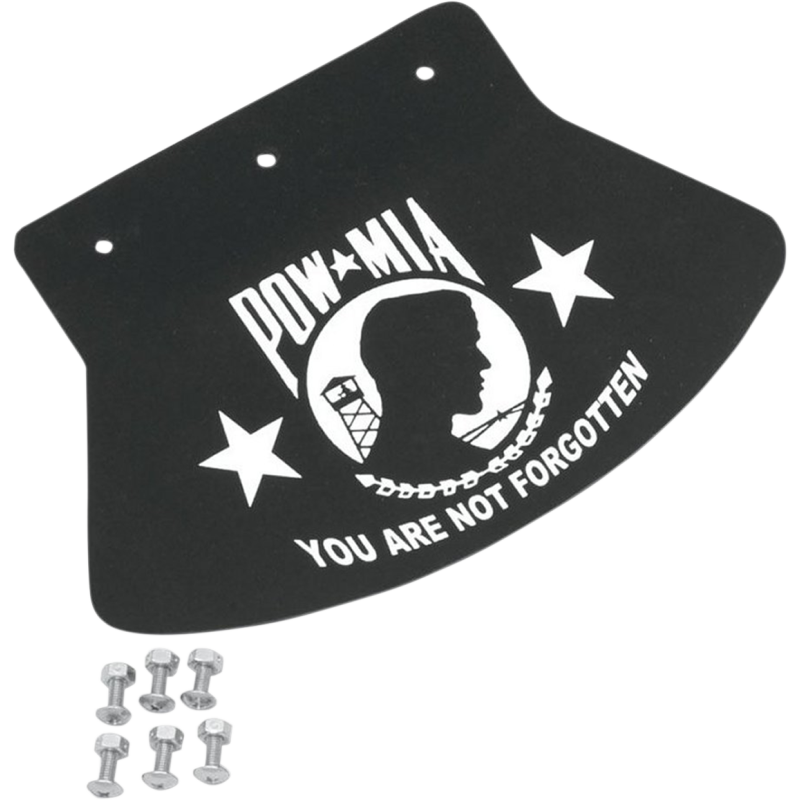 DRAG SPECIALTIES SEATS MUDFLAP POW-MIA MED 1420-0045
