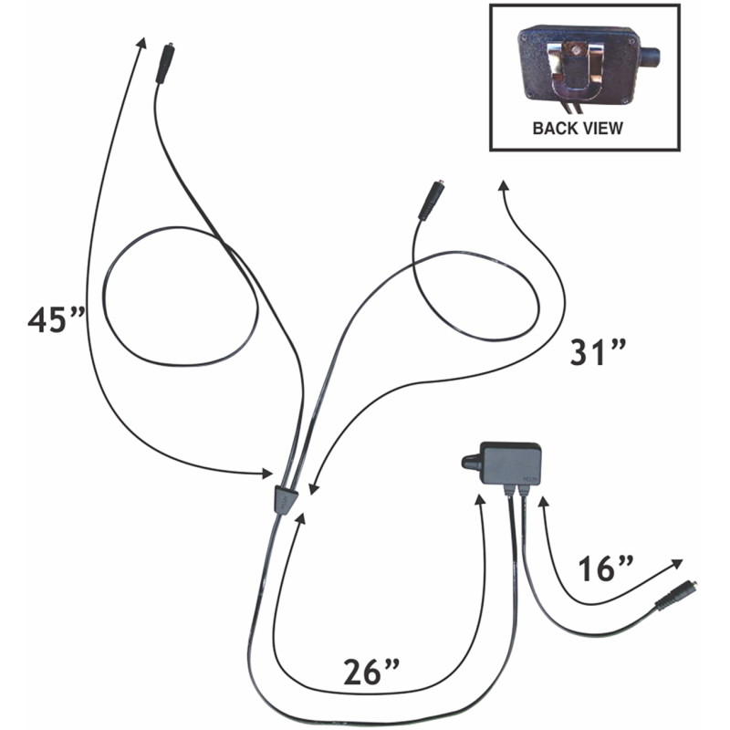 GEARS CANADA GENX4 CONTROLLER Y-CORD 100273-1