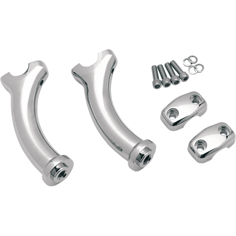DRAG SPECIALTIES DEUCE STYLE H/BAR RISER KIT 1803-3306