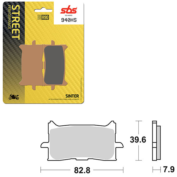 SBS PERFORMANCE HS SINTER BRAKE PAD  6250940100