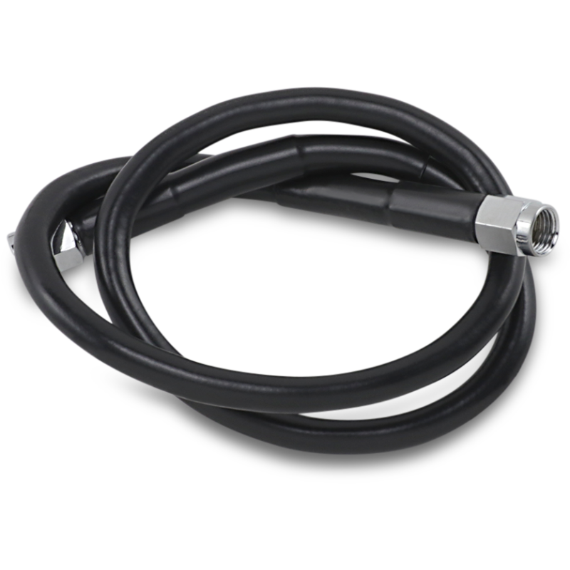 DRAG SPECIALTIES BLACK S/S BRAKE LINE 25" 825-BLK