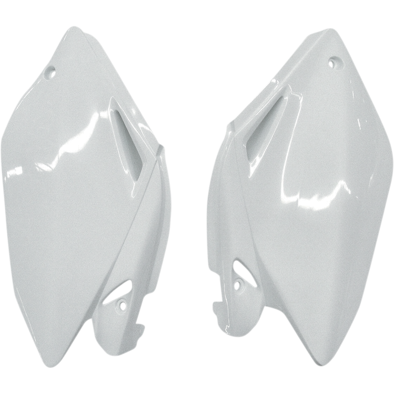 UFO CRF250R 04-05 SIDE PANELS WHITE HO03635-041