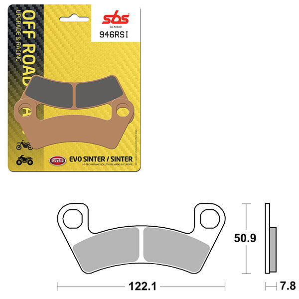 SBS EVO SINTER BRAKE PAD  6280946100