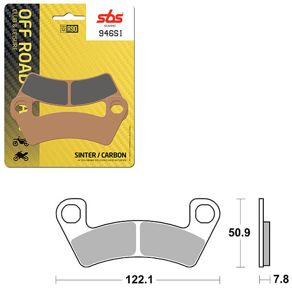 SBS ATV/UTV SINTER BRAKE PAD  6240946100