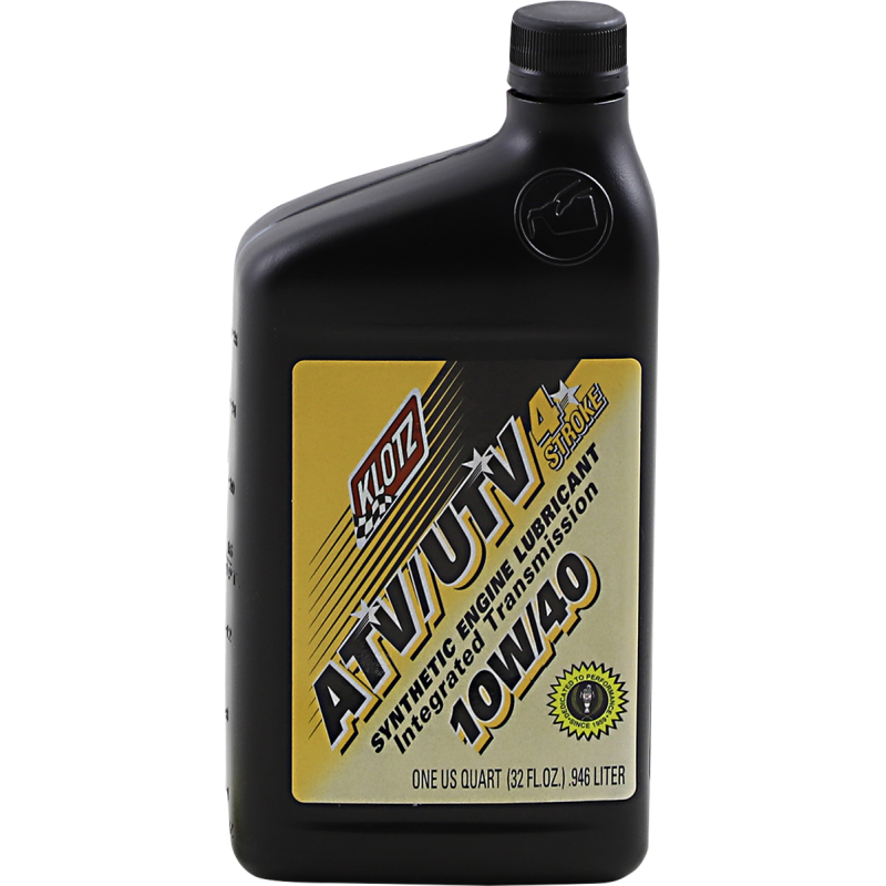 KLOTZ OIL ATV/UTV SYN 10W40 .946 L ATVUTV-1040