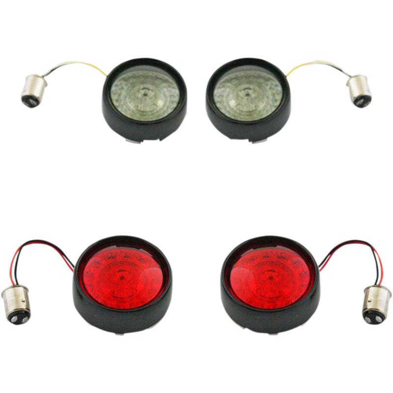 CUSTOM DYNAMICS PROBEAM SIGNAL KIT 14-19 FLHX BLK BEZ PB-BCM-BB-B