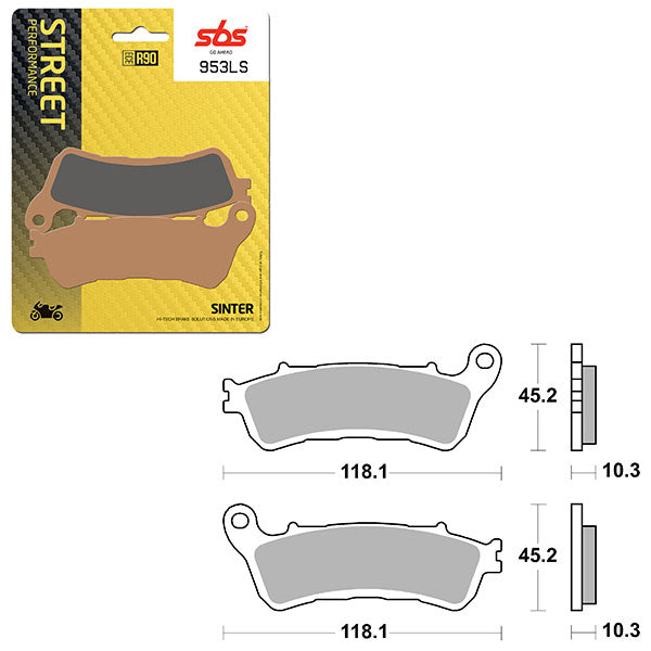 SBS PERFORMANCE LS SINTER BRAKE PAD  6260953100