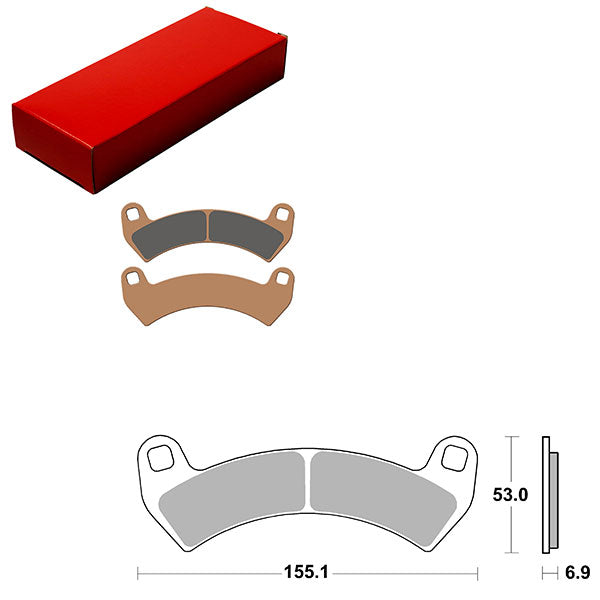 SBS EVO SINTER BRAKE PAD  6280954100