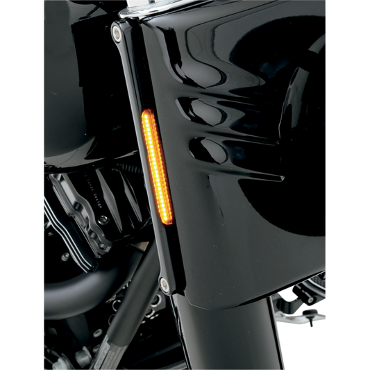 ALLOY ART 90-17 FLSTF FRT LED T/S SMK/AMB BLACK 2020-0483