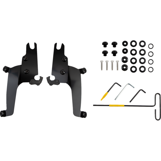 MEMPHIS SHADES METRIC MOUNT KIT SS INDIAN CHIEF BOBBER BLK MEB2070