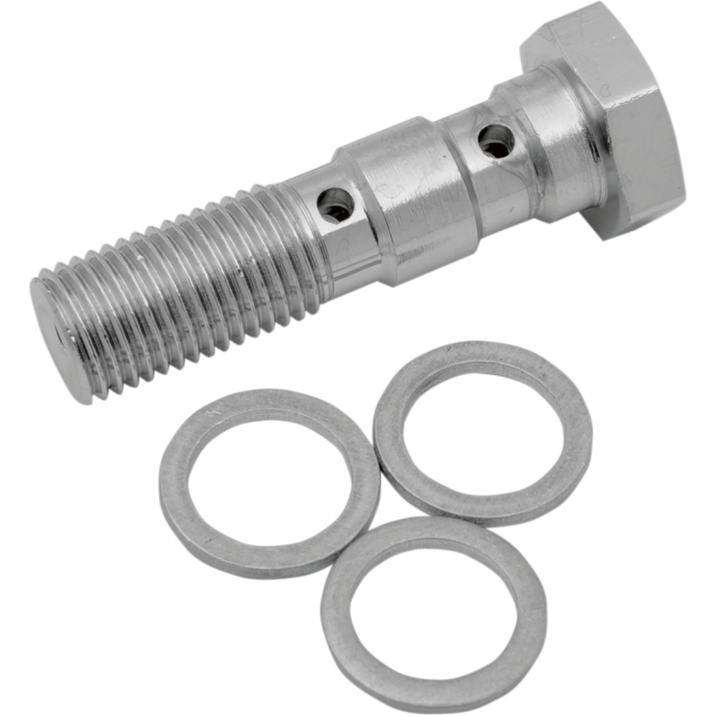 DRAG SPECIALTIES 3/8-24 DOUBLE BANJO BOLT 117