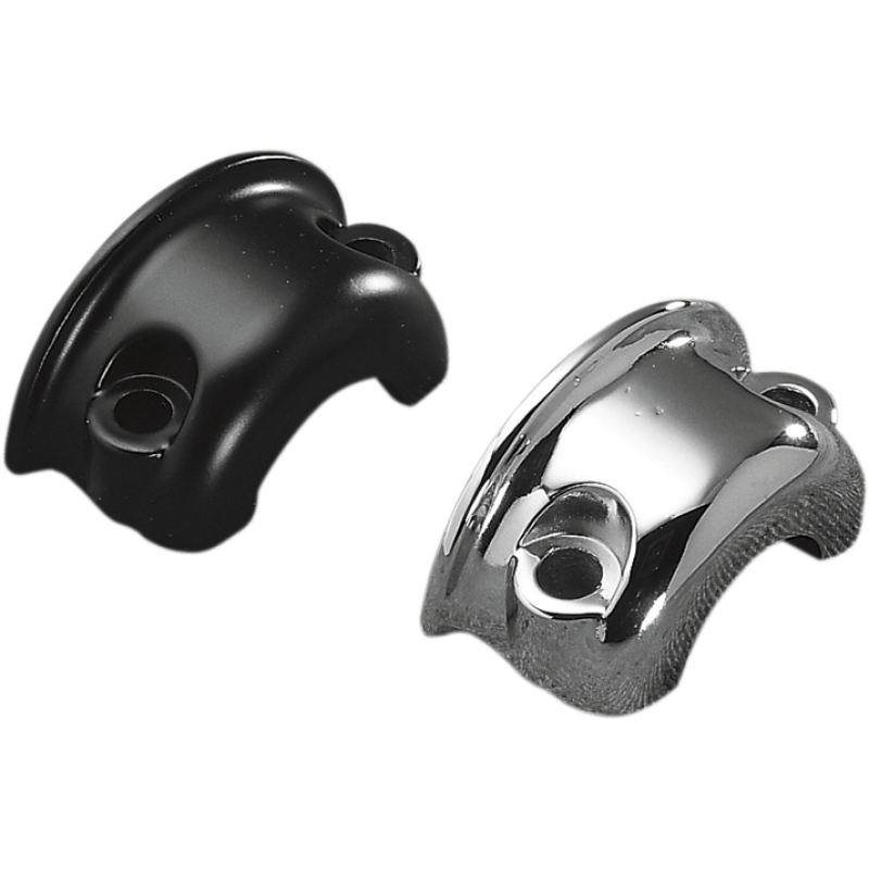 DRAG SPECIALTIES 96-17 H/BAR CONTROL CLAMP HALF BLACK EA DS-290694