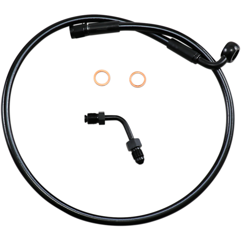 MAGNUM BRAKE LINE - UPPER WITH ADAPTER - BLACK SBB1502-27