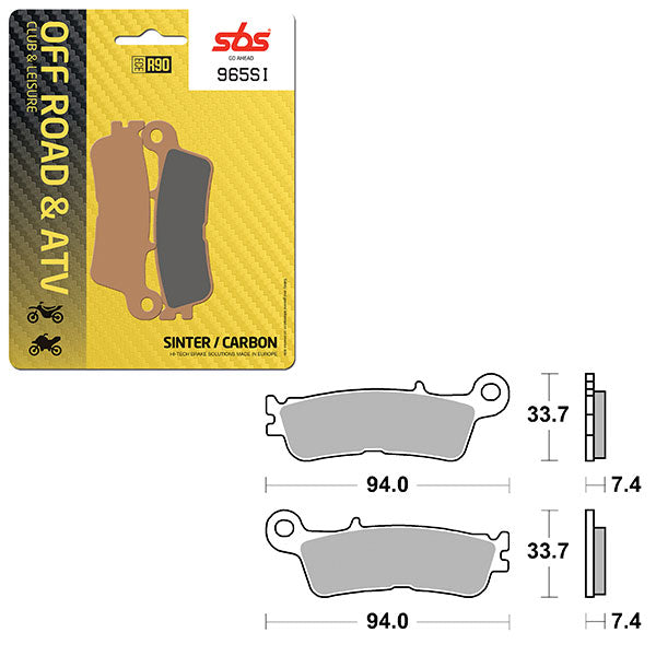 SBS ATV/UTV SINTER BRAKE PAD  6240965100