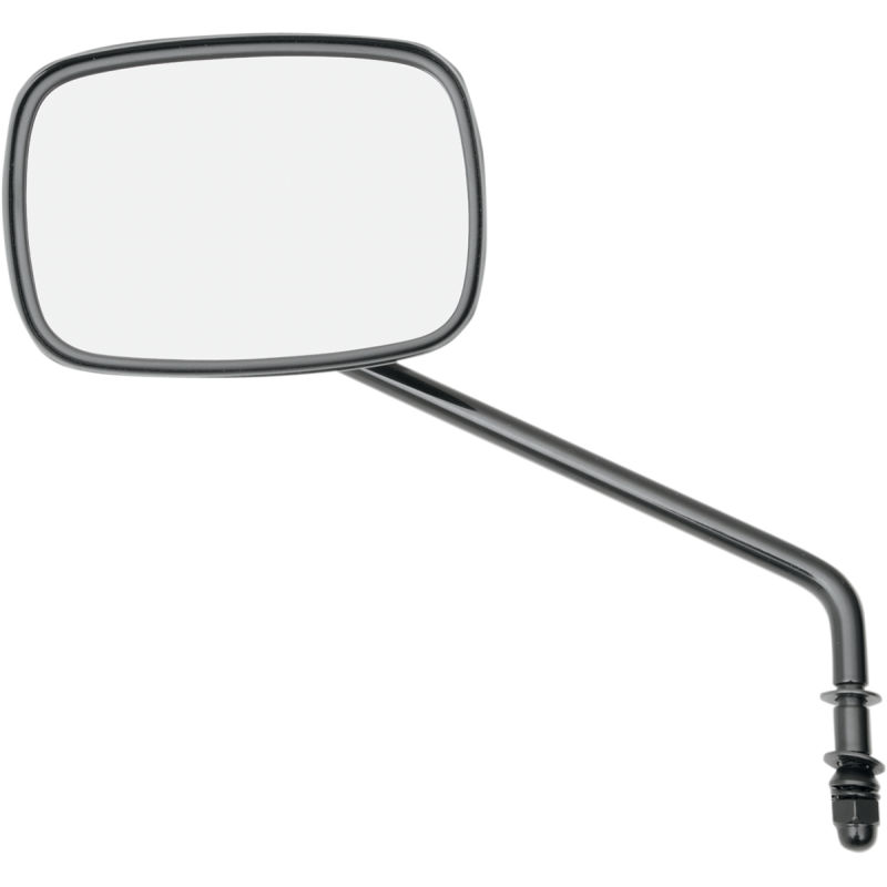 DRAG SPECIALTIES MIRROR PLN L-RDR STEM BLK EA 0640-0656