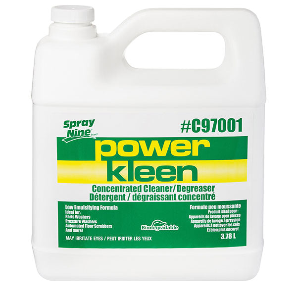SPRAY NINE POWER KLEEN PARTS WASH CLEANER 3.78L C97001