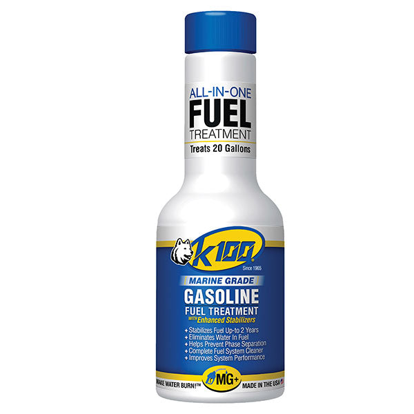 K100 GASOLINE FUEL MARINE GRADE TREATMENT 8OZ K1008MGCA-1