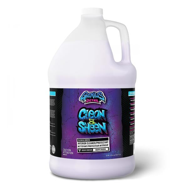 GENIUS DETAIL CLEAN & SHEEN INTERIOR CLEANER/PROTECTANT 4L GD-33501