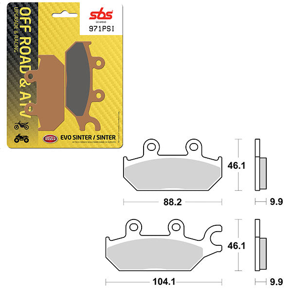 SBS EVO SINTER BRAKE PAD  6450971100