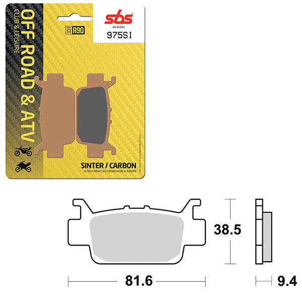 SBS ATV/UTV SINTER BRAKE PAD  6240975100