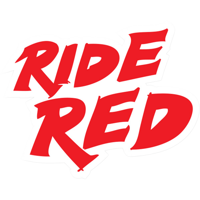 D'COR VISUALS DECAL SHEET 4" RIDE RED 40-10-203