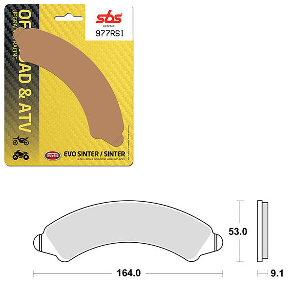 SBS EVO SINTER BRAKE PAD  6280977100