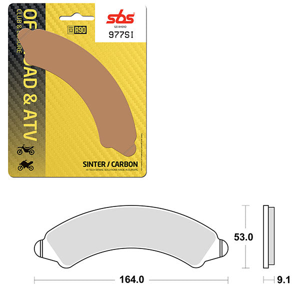 SBS ATV/UTV SINTER BRAKE PAD  6240977100