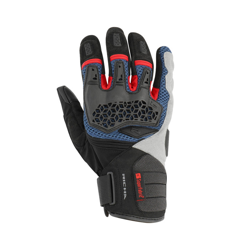 RICHA BOGOTA GLOVES BLACK/BLUE/RED L 1105100012-500RL000