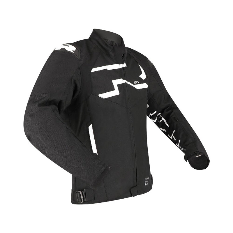 RICHA STRADALE TEX WP JACKET BLACK/WHITE L 1102100072-112RL000