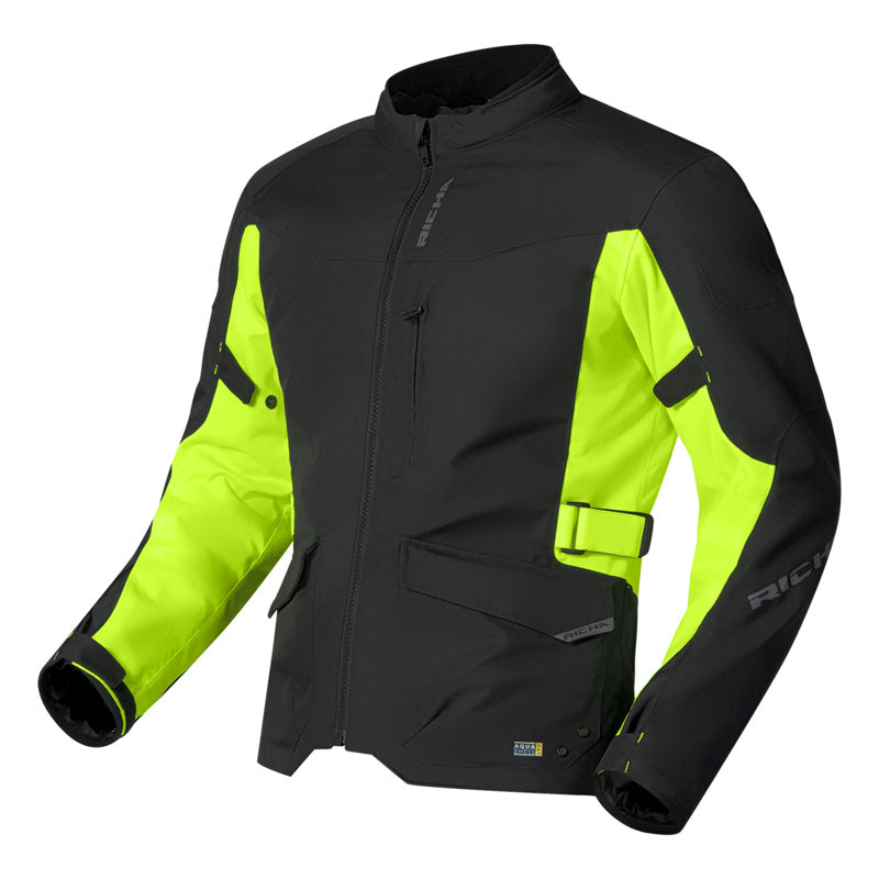 RICHA BUSTER 2 WP JACKET LONG BLACK/FLUO YELLOW L 1102100087-141RL000
