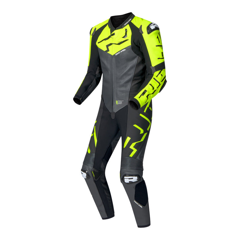 RICHA STRADALE GP 1PC GREY/FLUO YELLOW 50 1124100002-422R5000