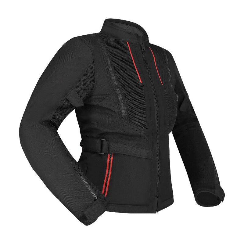 RICHA MONACO WOMEN MESH WP JACKET BLACK L 1102200037-100RL000