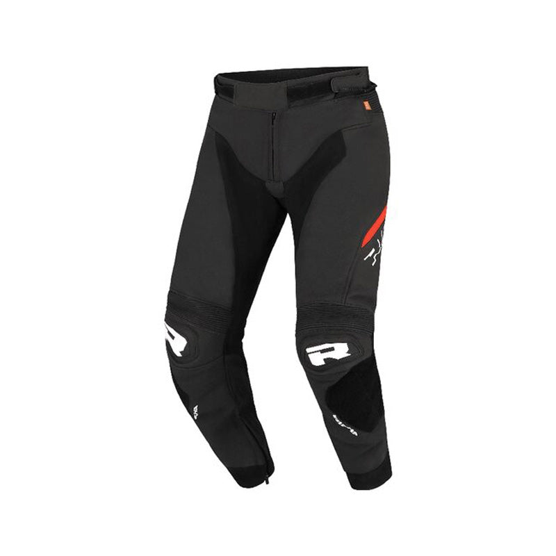 RICHA STRADALE LEATHER TROUSERS BLACK/RED 50 1103100011-300R5000