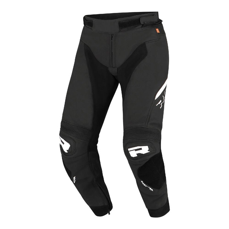 RICHA STRADALE EVO LEATHER TROUSERS WOMEN BLACK/WHITE 40 1103200005-120R4000