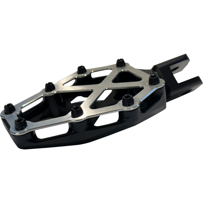 KODLIN NXL FOOTPEGS W/STAINLESS TOP BLACK K73255