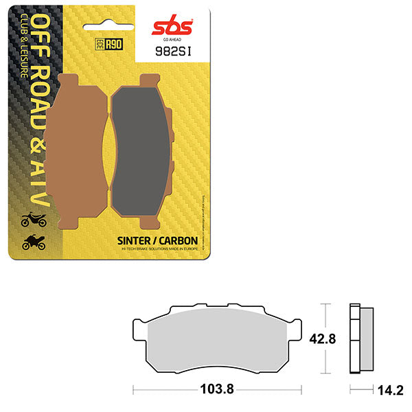 SBS ATV/UTV SINTER BRAKE PAD  6240982100