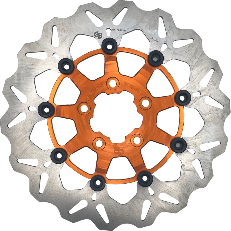 GBRAKES ROTOR FR WAVE FL ORANGE DF680CW-O