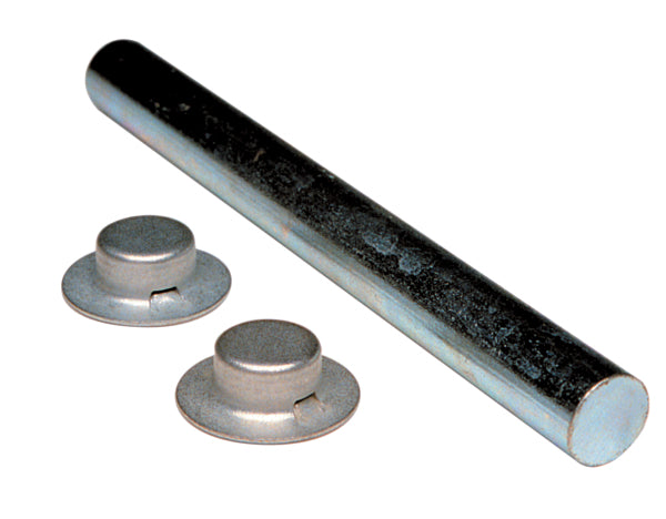 TIEDOWN ROLLER SHAFT, W/ PAL NUTS, 5/8 X 6-1/4IN 86028